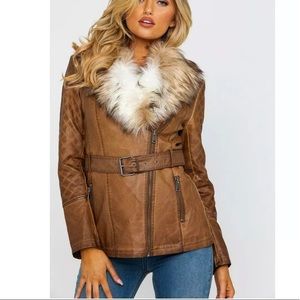 Honey Creek by Scully Women's Faux Fur Trim Jacket
